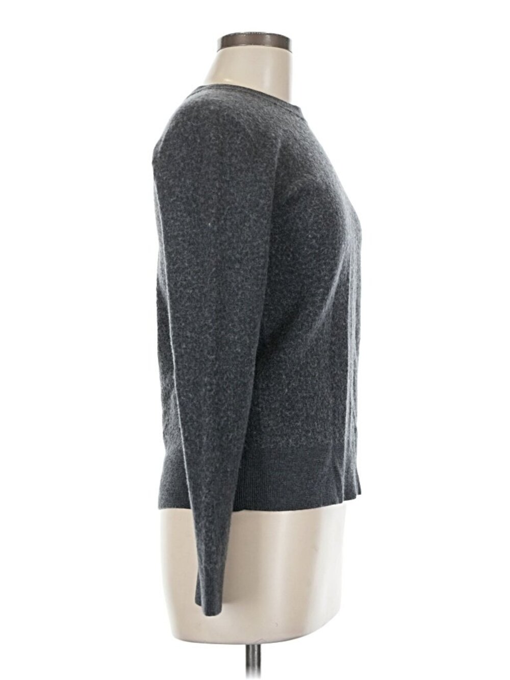 Sandro Paris Charcoal Gray Wool Blend Crewneck Sweater Size M - Picture 5 of 9